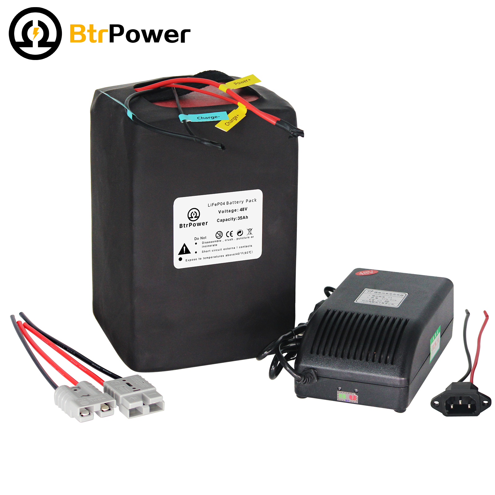Lithium Lifepo4 48V 52V Ebike Battery 18Ah/20Ah/30Ah/35A/50A with Charger BMS