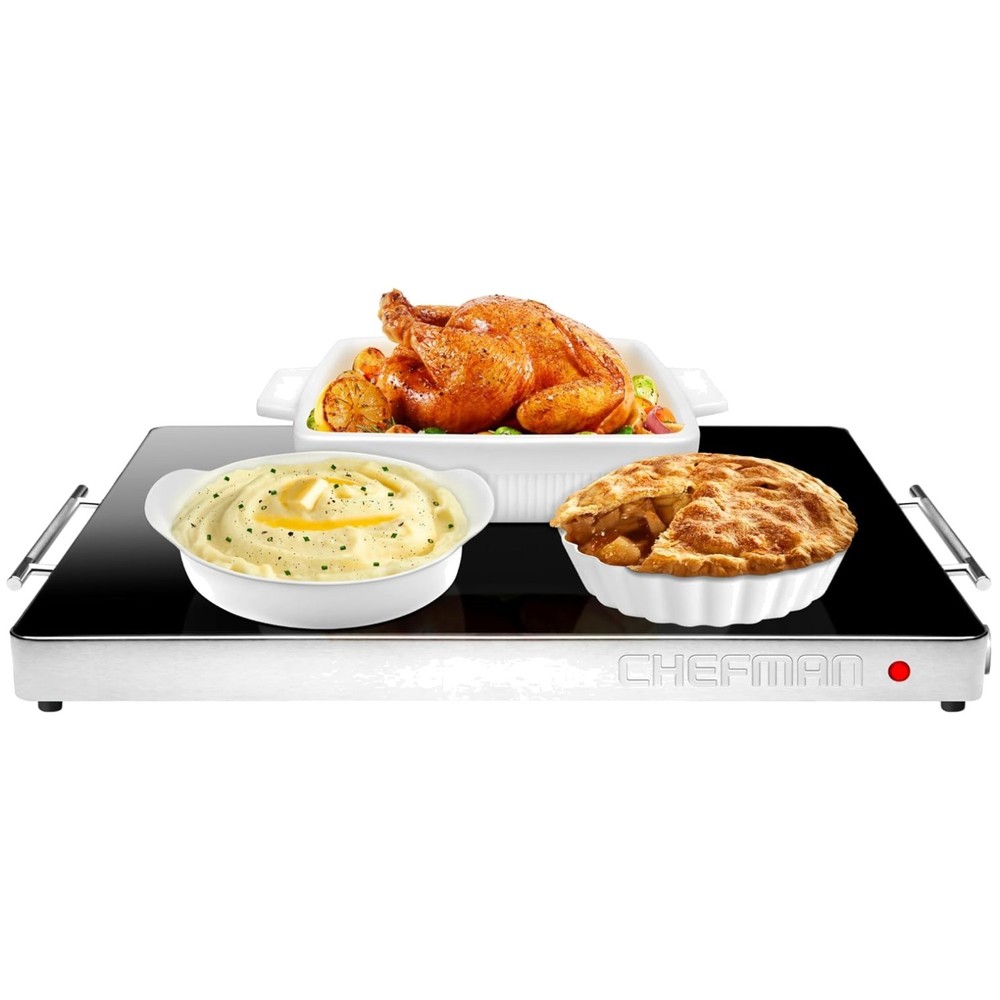 21" Electric Warming Tray - Adjustable Temp Control