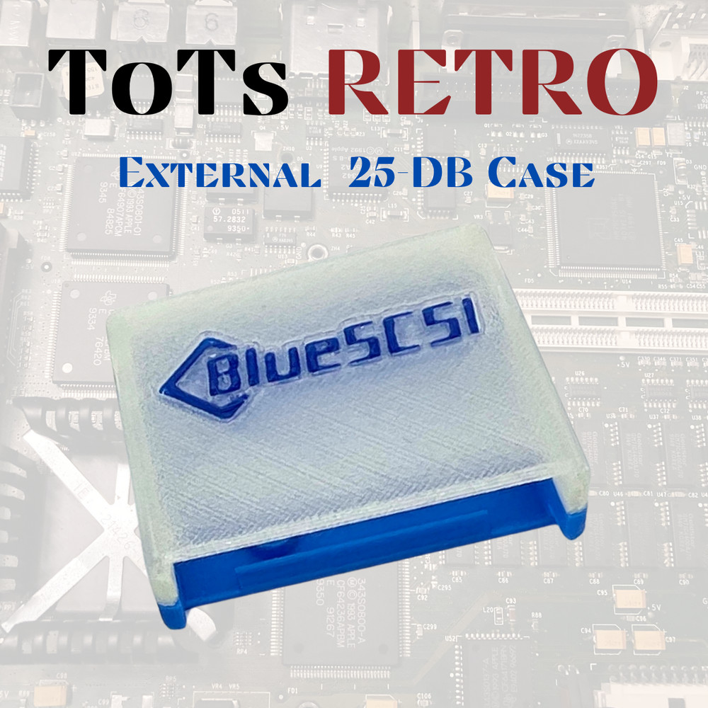 BlueSCSI v2 DB25 External *Case Only*, Macintosh, PC