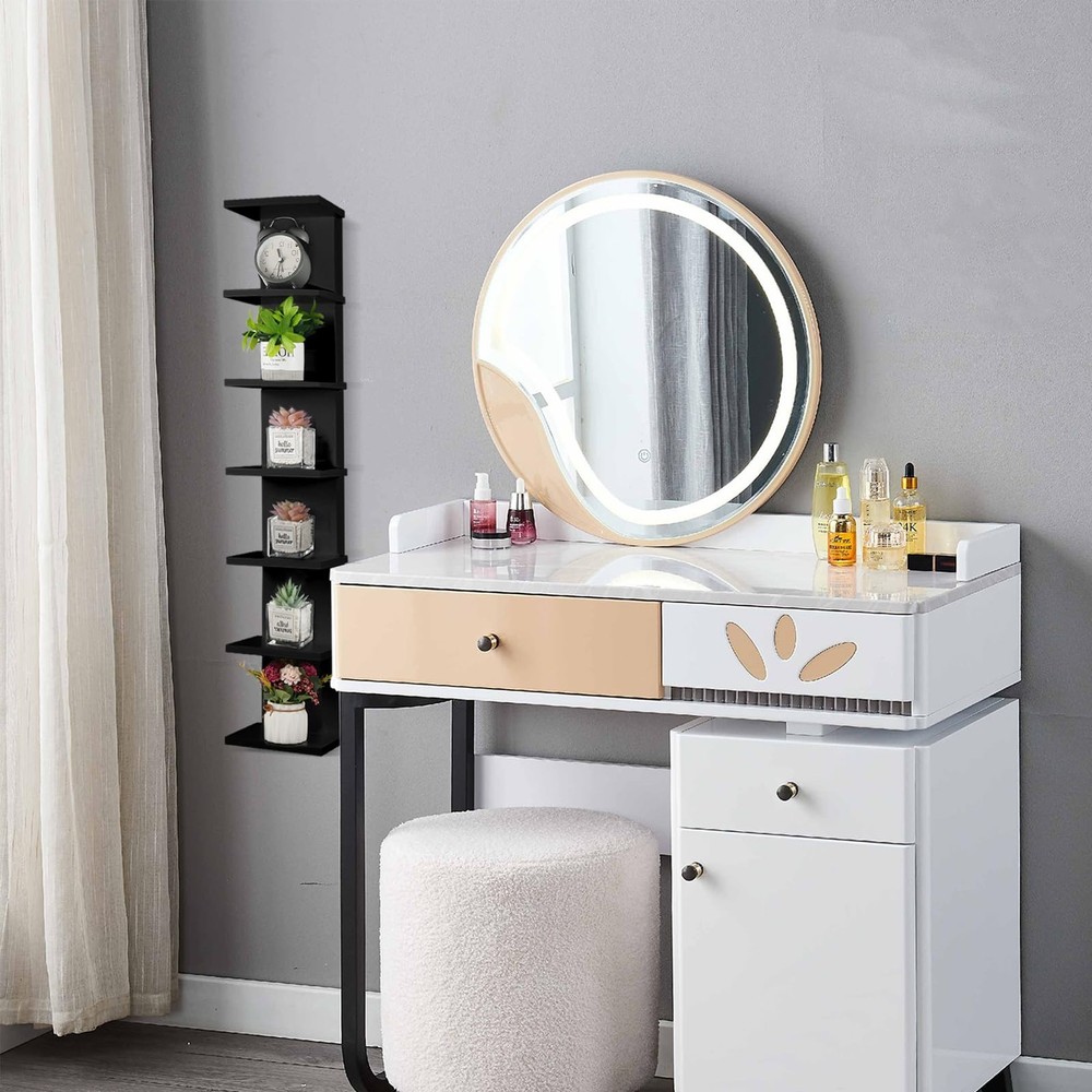 7 Tier Wall Shelf Unit - Lack Floating Shelf, Compact Display Floating Shelf,...