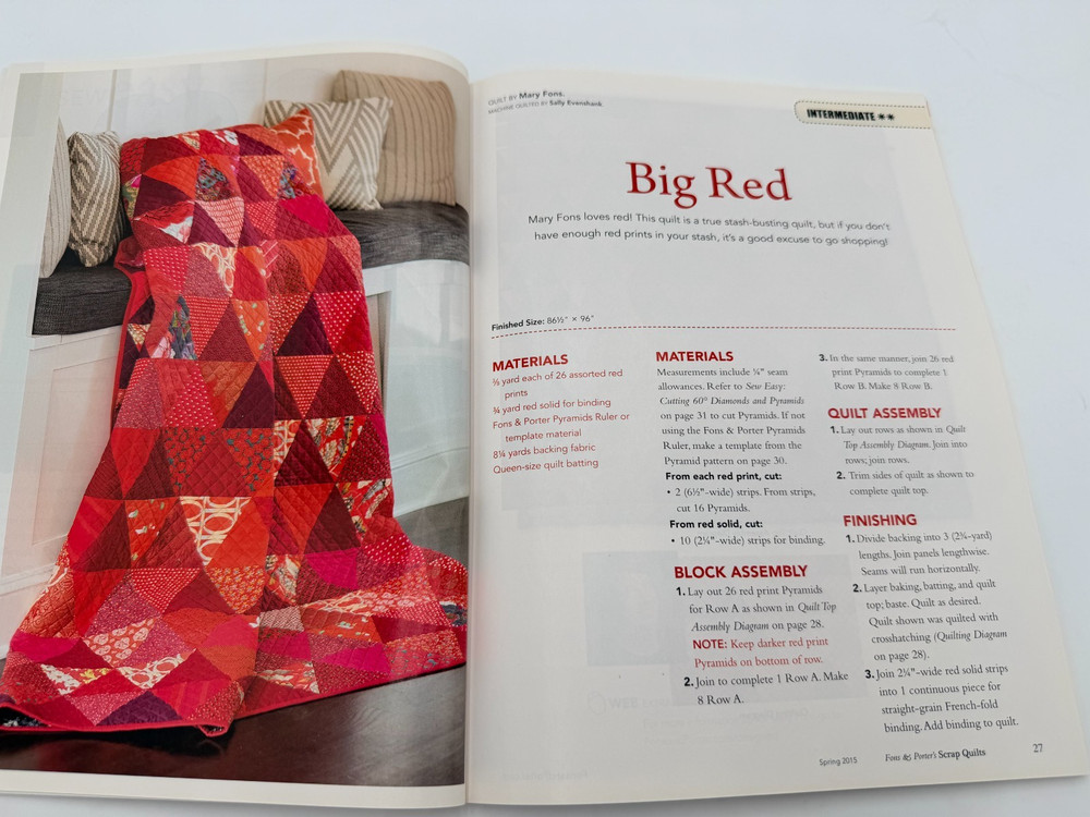 Various Quilting Magazines Projects and Patterns