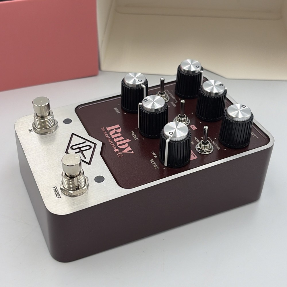Universal Audio Ruby '63 Top Boost Amplifier Pedal Open Box w/ Box
