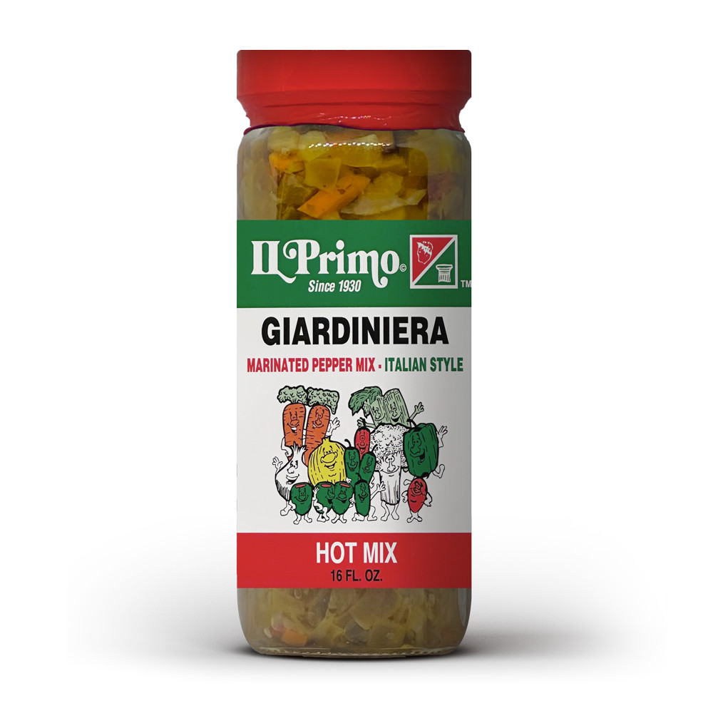 IL Primo Giardiniera IL Primo - Chicago Italian Beef Condiment 16oz Hot Mix