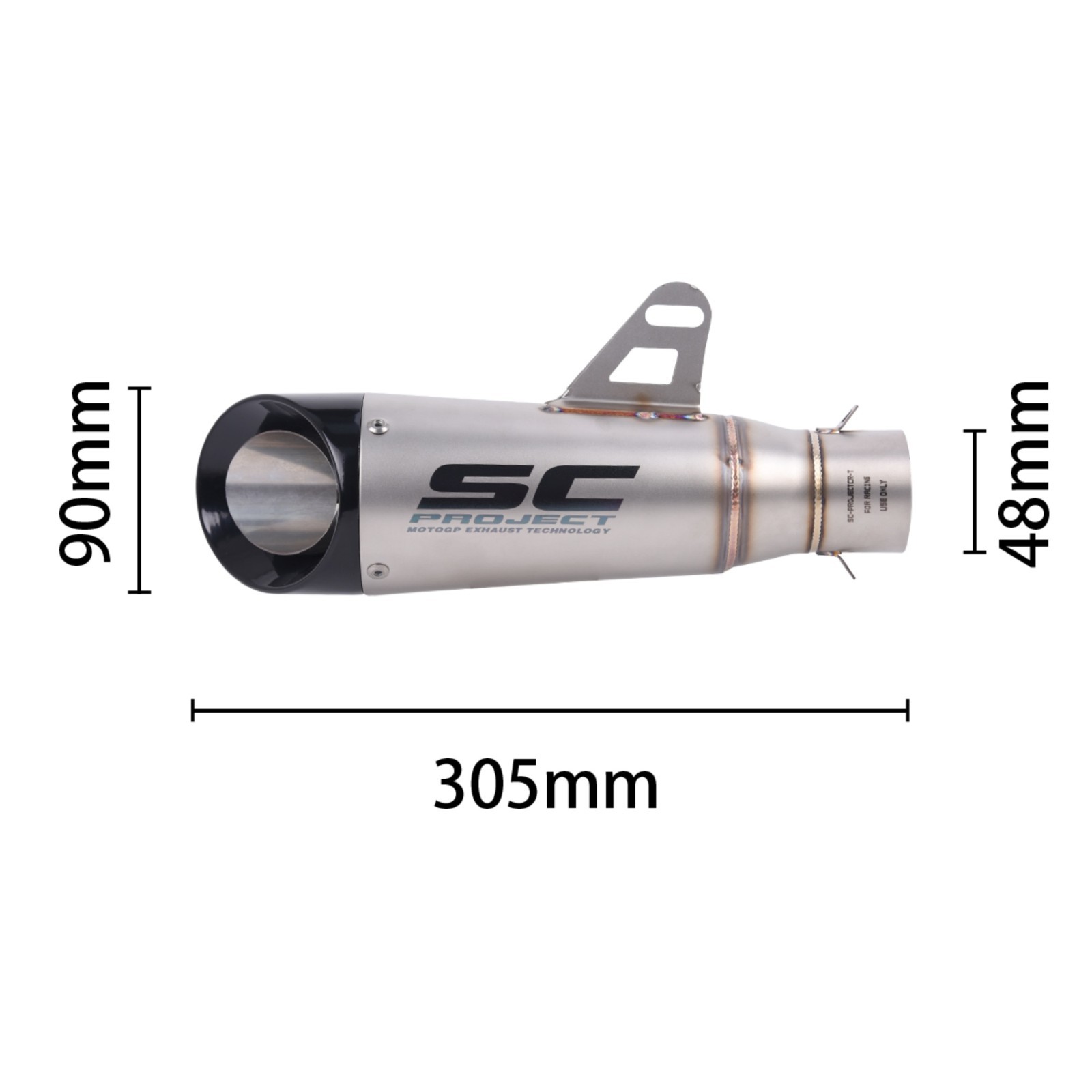 For Honda Grom MSX125/SF Grom125/SF 2021-2023 Full Exhaust System Muffler Pipe