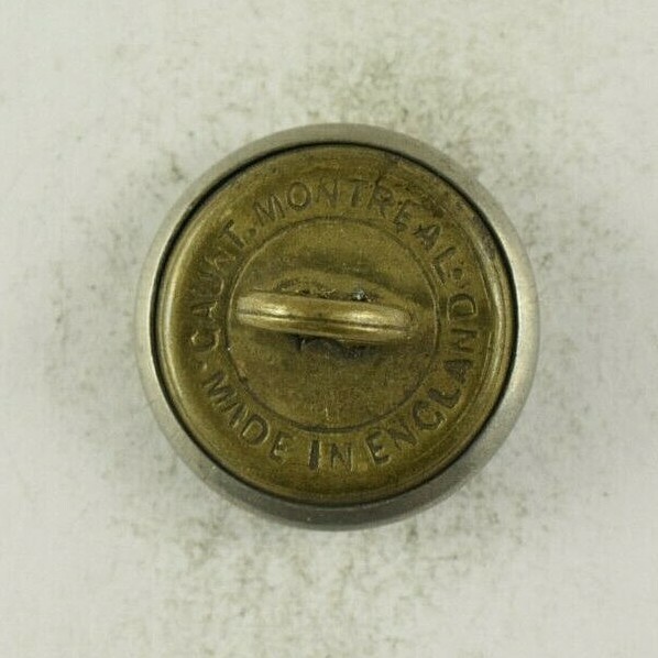 Vintage St. John Fire Department Canada Uniform Button Original E9DT