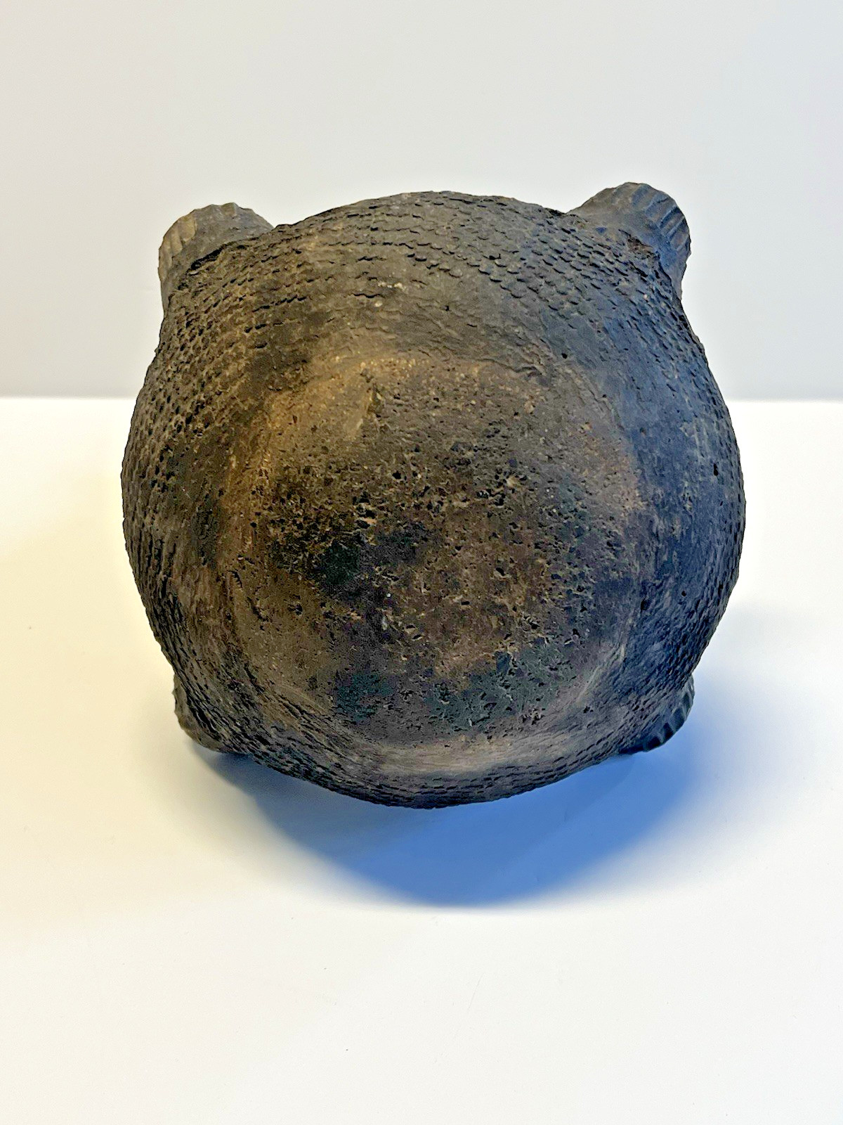 Antique Native American Indian Clay Pottery Sprouted Water Jug