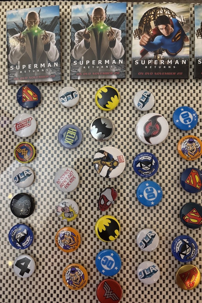 Comic Book Pins -Marvel & DC-