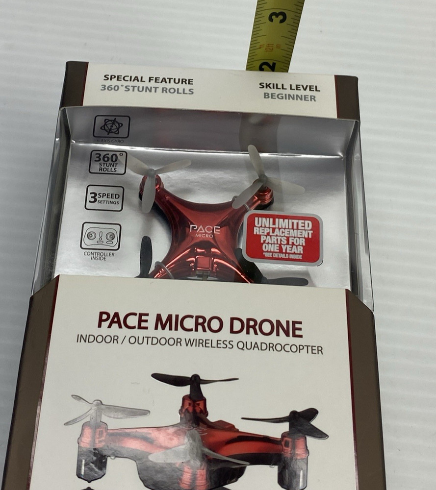 Micro Drone Propel Navigator Pace Wireless Quadcopter Beginner Stunt Drone Red