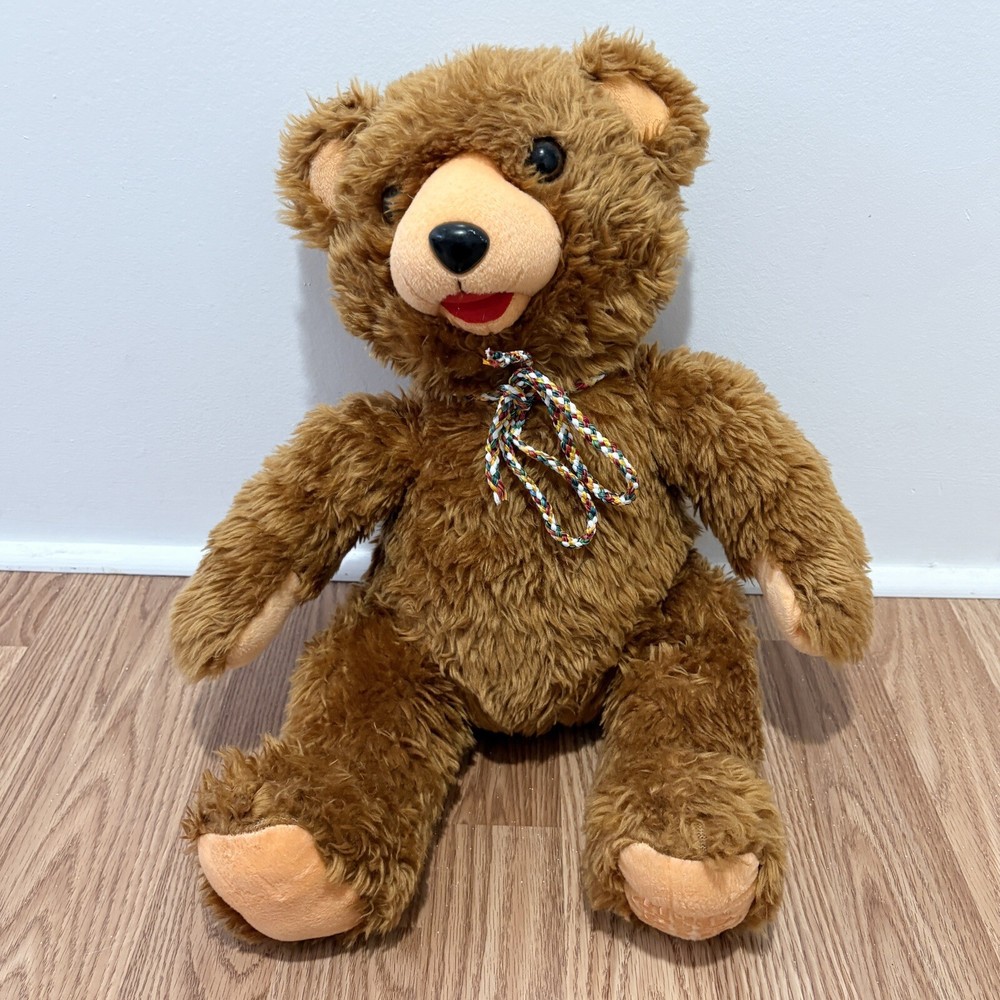 Hug A Bib Brown Bear 16” Plush