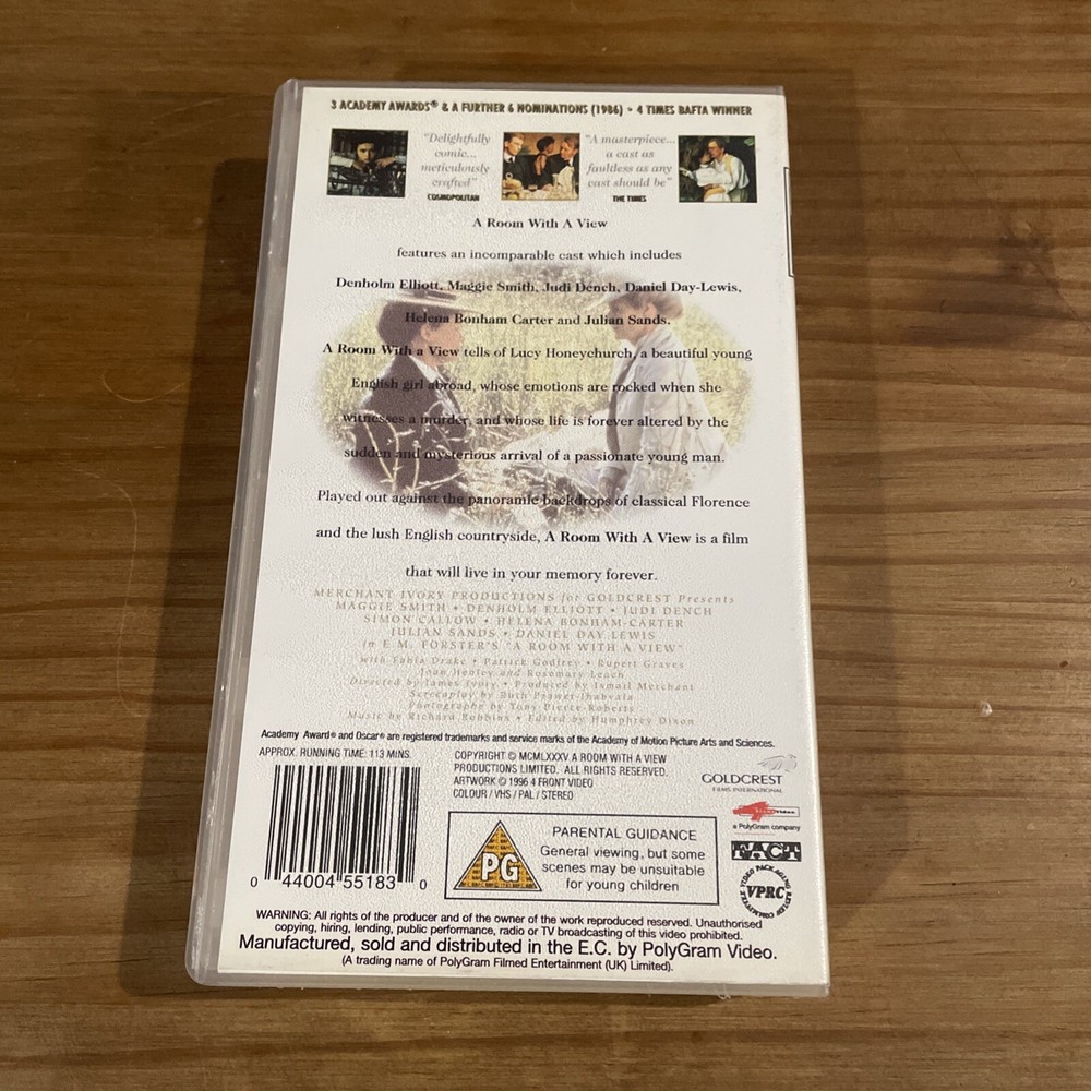 A Room With A View (VHS/SUR, 1999)