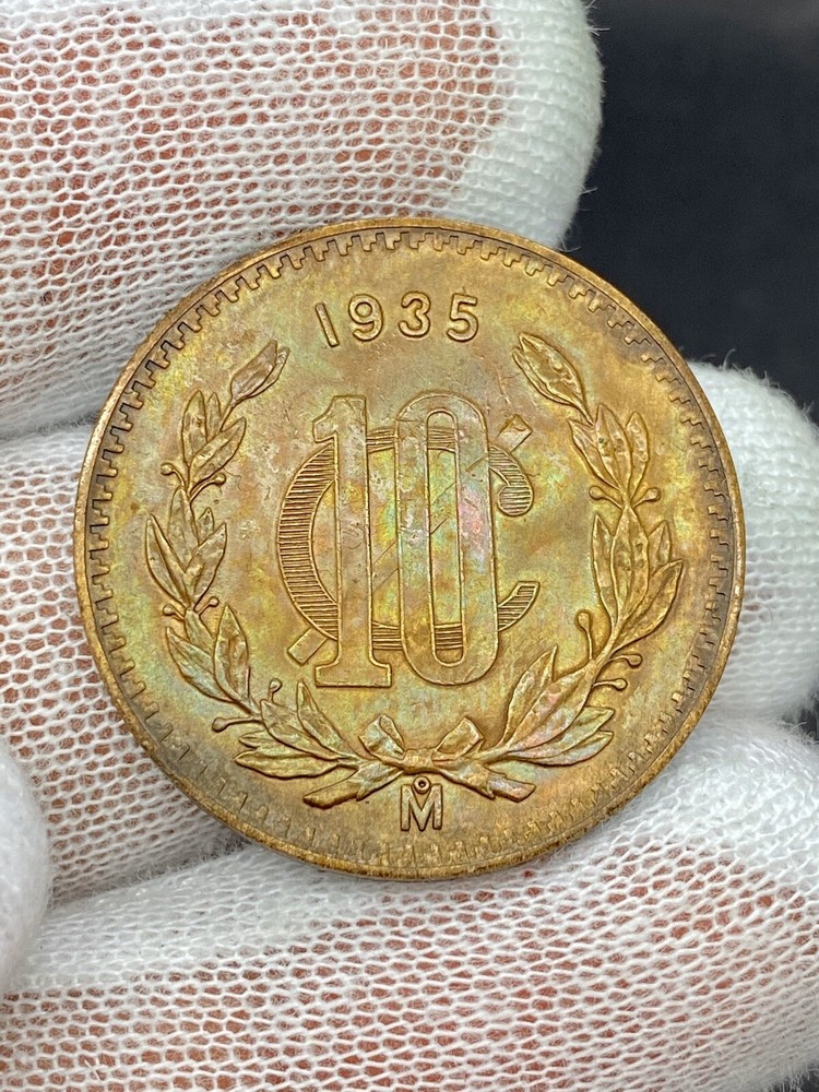 1935 10 Centavo AU+ Toned
