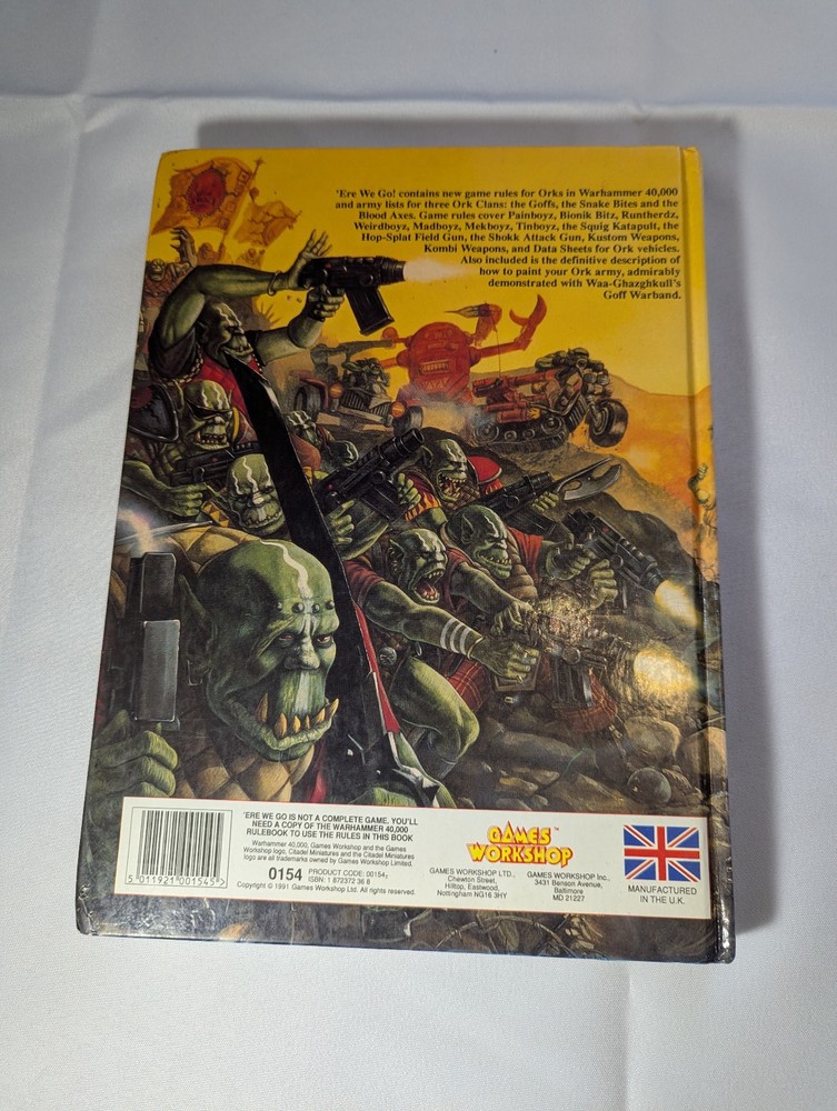OOP Citadel / Warhammer 40k / Rogue Trader Space Orks 'Ere We Go Workshop Book
