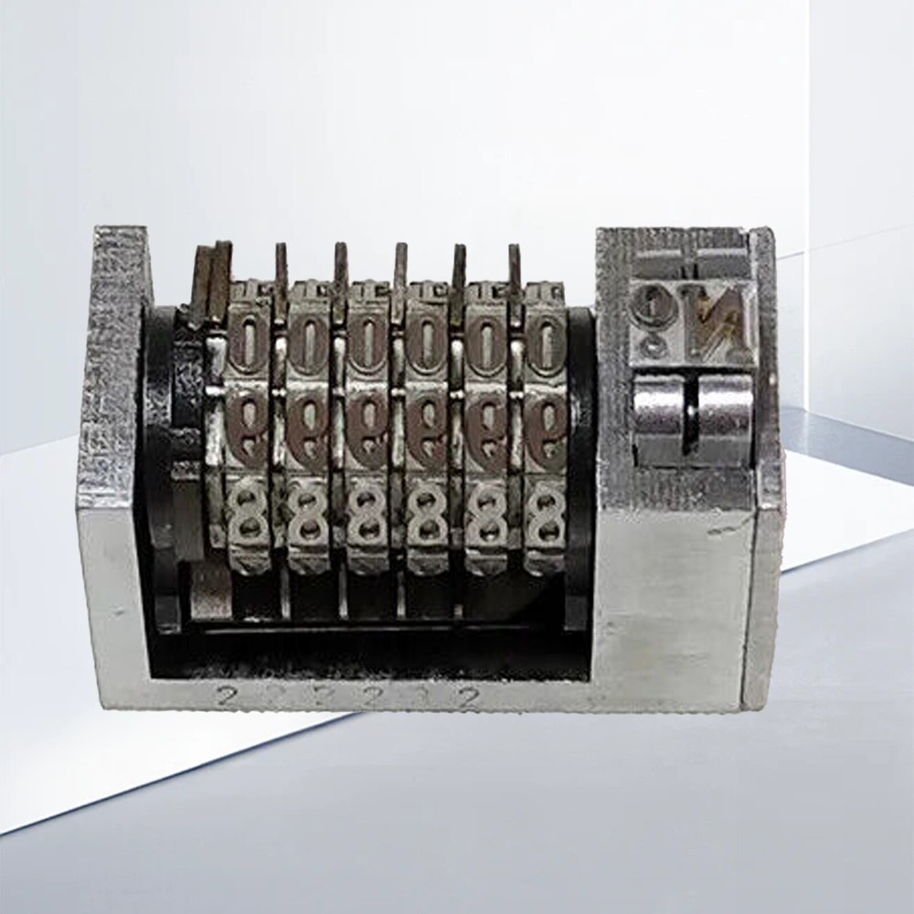 6Digit 4X8 Roman Backward Printing Machine Mini Small Printer Numbering Machine