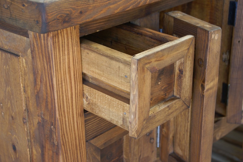 Belmont Rustic Bathroom vanity cabinet