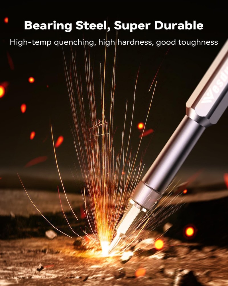 49-in-1 Small Screwdriver Set, [Super Durable] Tiny Torx Black