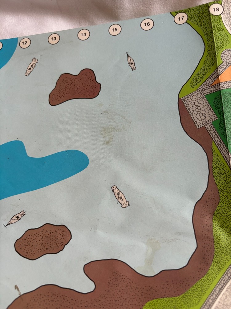 1988 TSR Game Map - Vintage