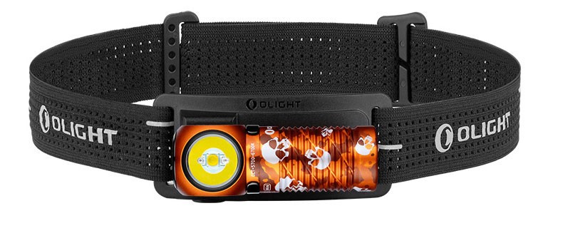 Olight Perun 3 Mini Ghost Blaze CW Headlamp/Flashlight, Red/White Light, 1250 L