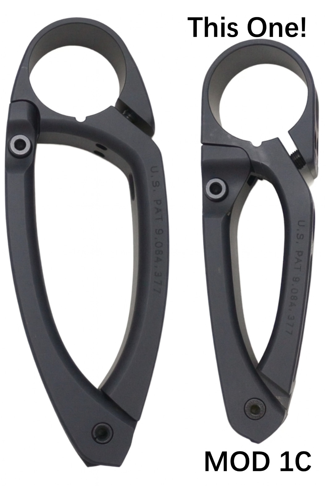 GearHead Tailhook Mod 1C COMPACT Soft Rubber Recoil Pad/Plug HoneyComb Texture