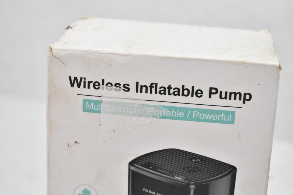 Wireless Inflatable Pump Multifunction Portable Powerful Black 180 PSI Device