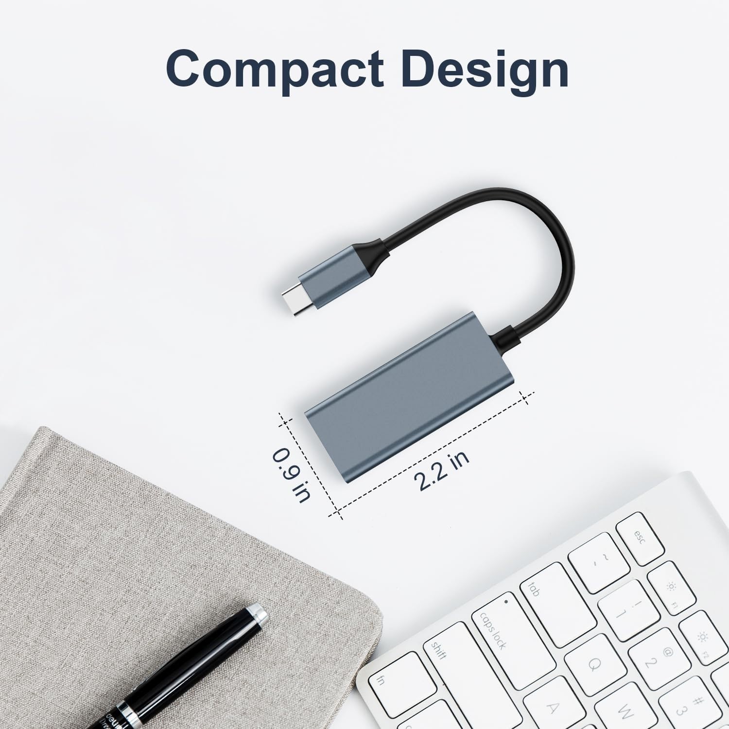 USB-C 3.1 Gigabit Ethernet LAN RJ45 1000Mbps Network Adapter for PC Mac Android