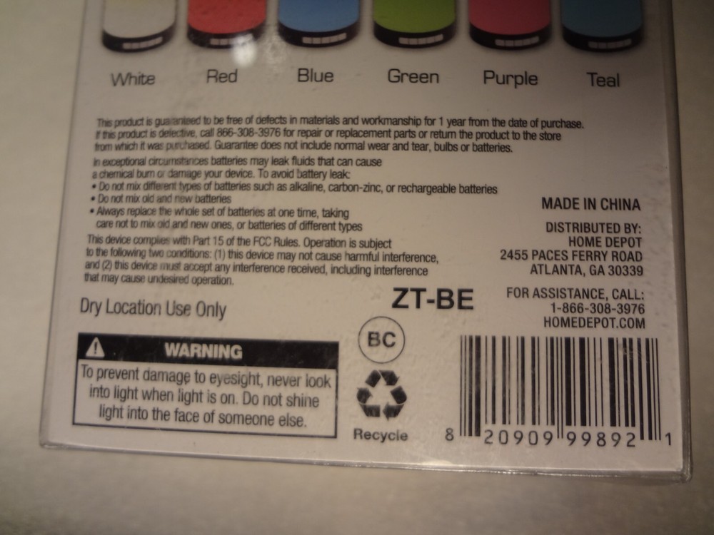 LED Touch Light Bluetooth Speaker - Defiant Rechargeable Color Changing - Black