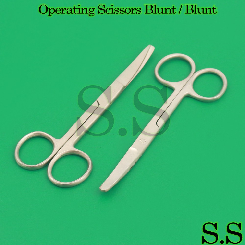 4.5" Operating Scissors Blunt / Blunt Curved X2 Surgical Instruments