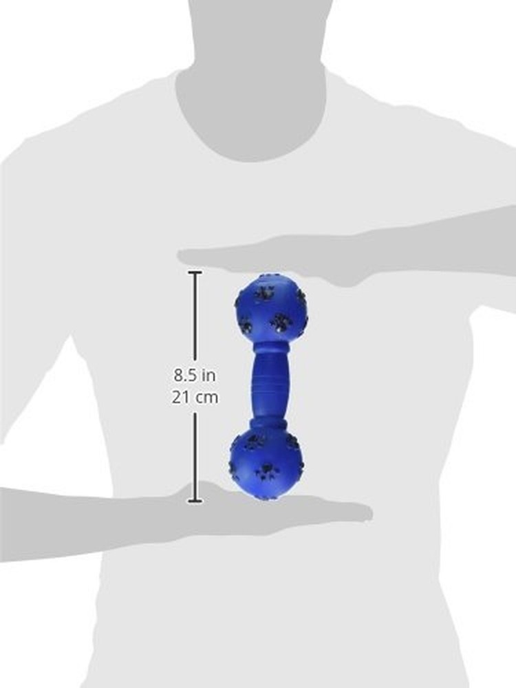 Bow Wow Vinyl Squeaker Dumbbell