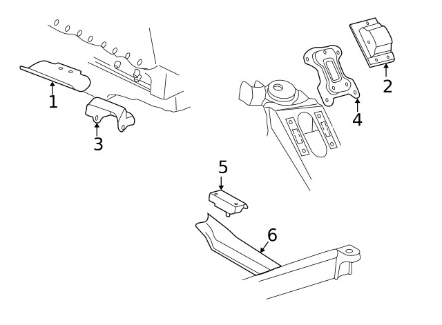 Genuine GM Engine Mount Bracket 15027096