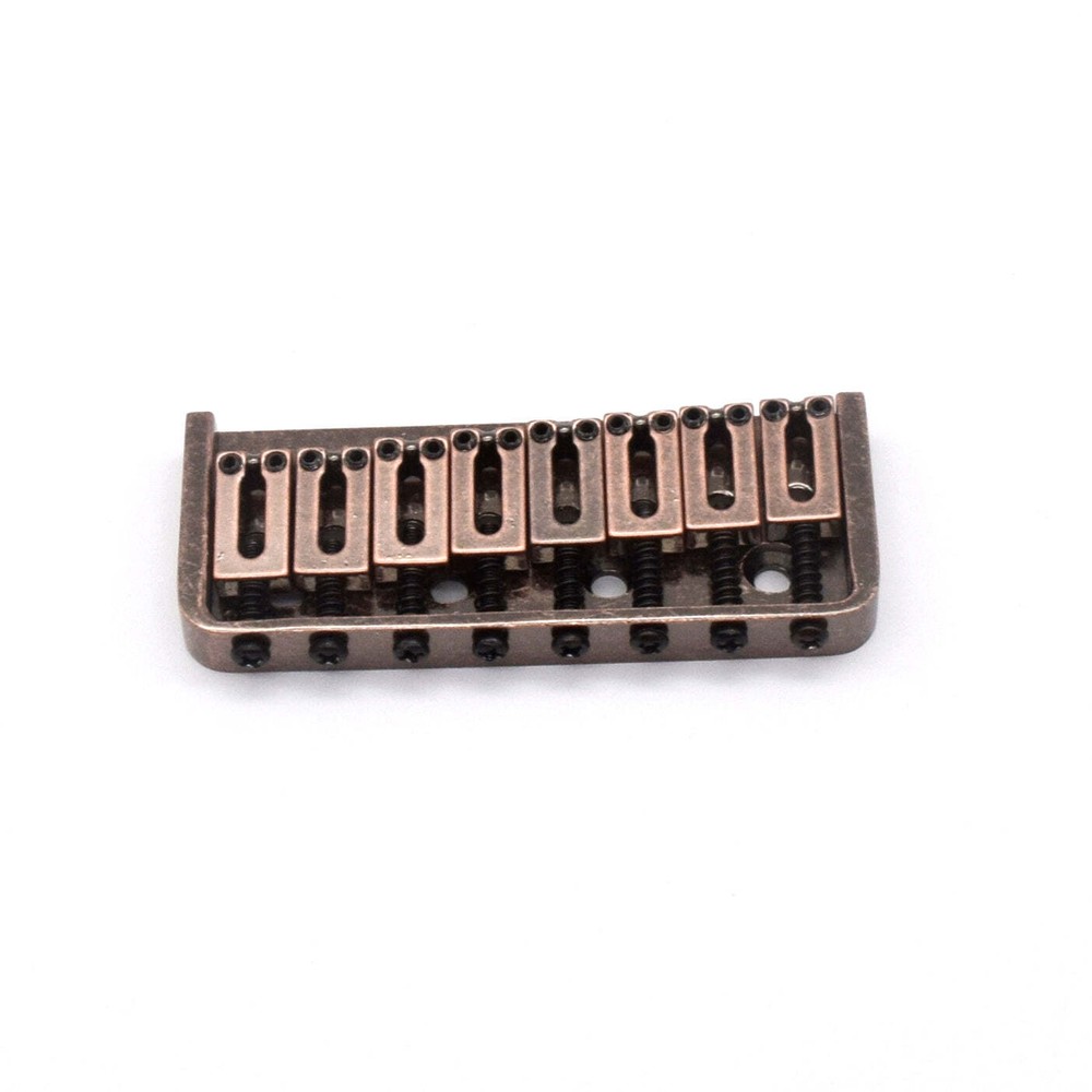 KD By AxLabs 8-String Hardtail Bridge - 4-Screw - Antique Bronze