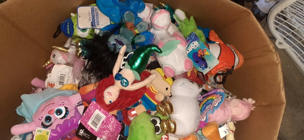 Assorted Plush Backpack Clips