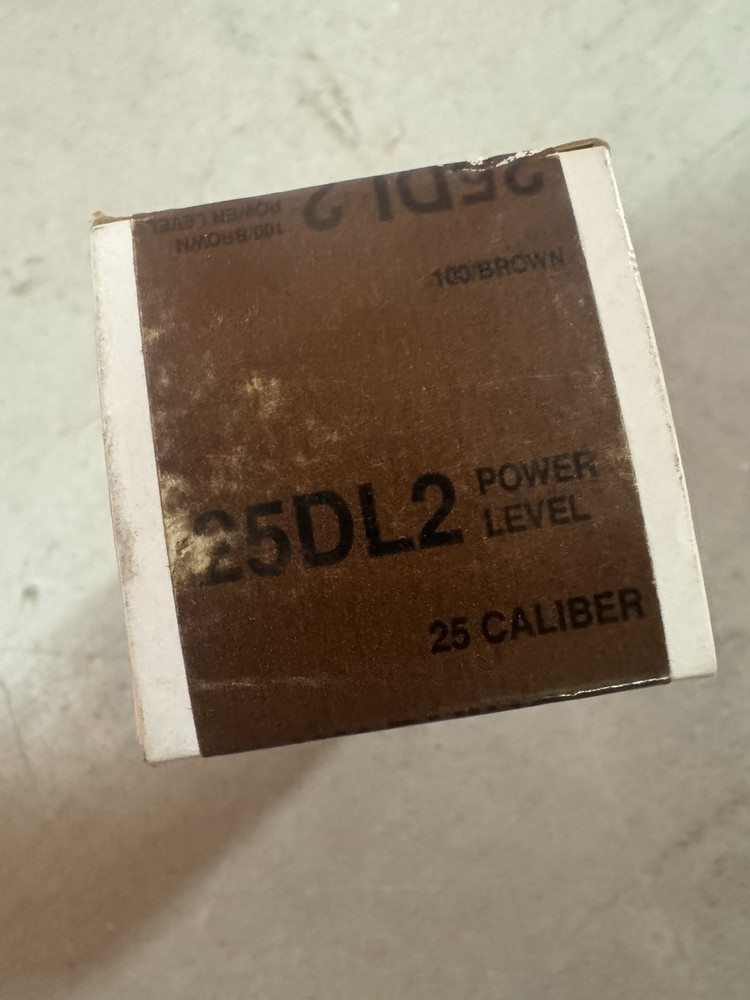 Three Boxes Uniset 25DL2 25 Caliber Brown