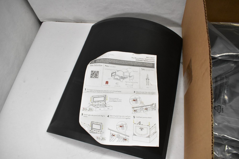 Architectural mailboxes Post Mount Mailbox 950050 BILT-CRE8 MISSING HARDWARE