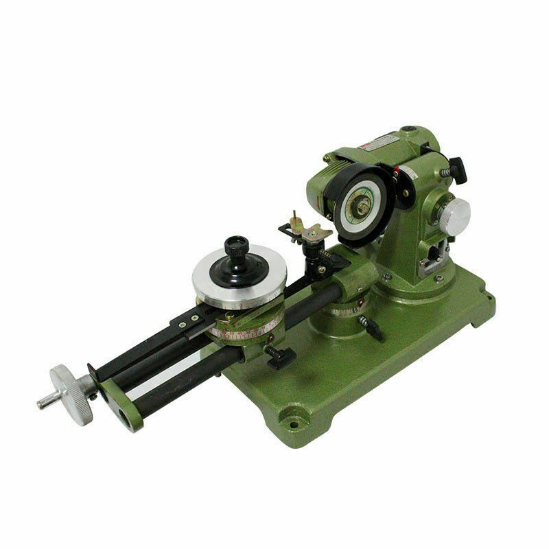 Round Saw Blade Grinder Mill sharpener for Wood table + 2pcs grinding wheels