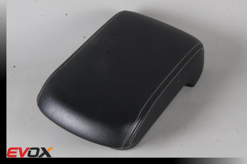 08-15 MITSUBISHI LANCER EVOLUTION EVO X CENTER CONSOLE ARMREST LID LEATHER
