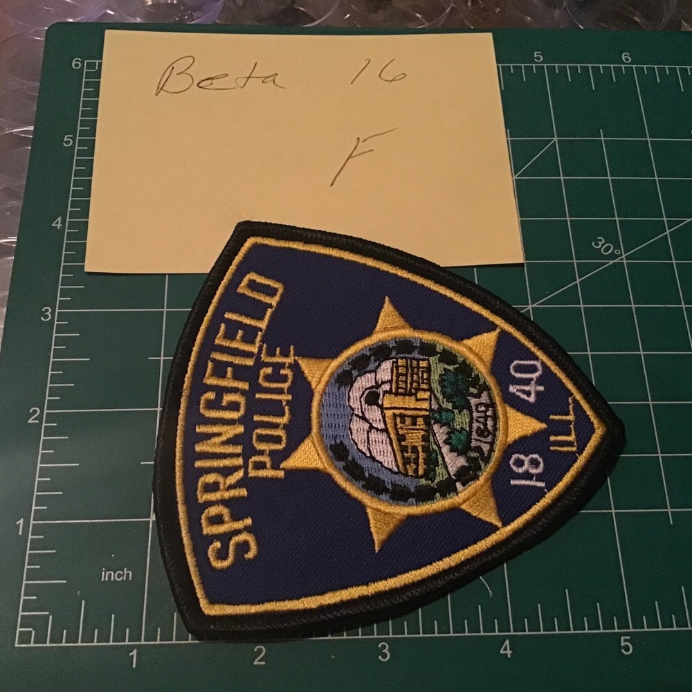 Springfield IL Police Patch