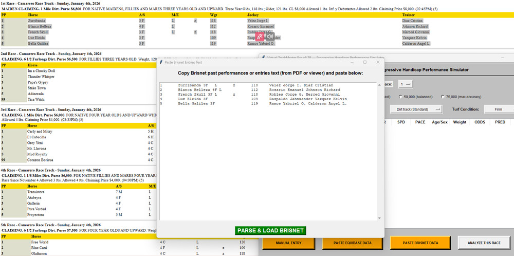 TrackMaster Pro Horse Racing Handicapping Software Thoroughbred USB New