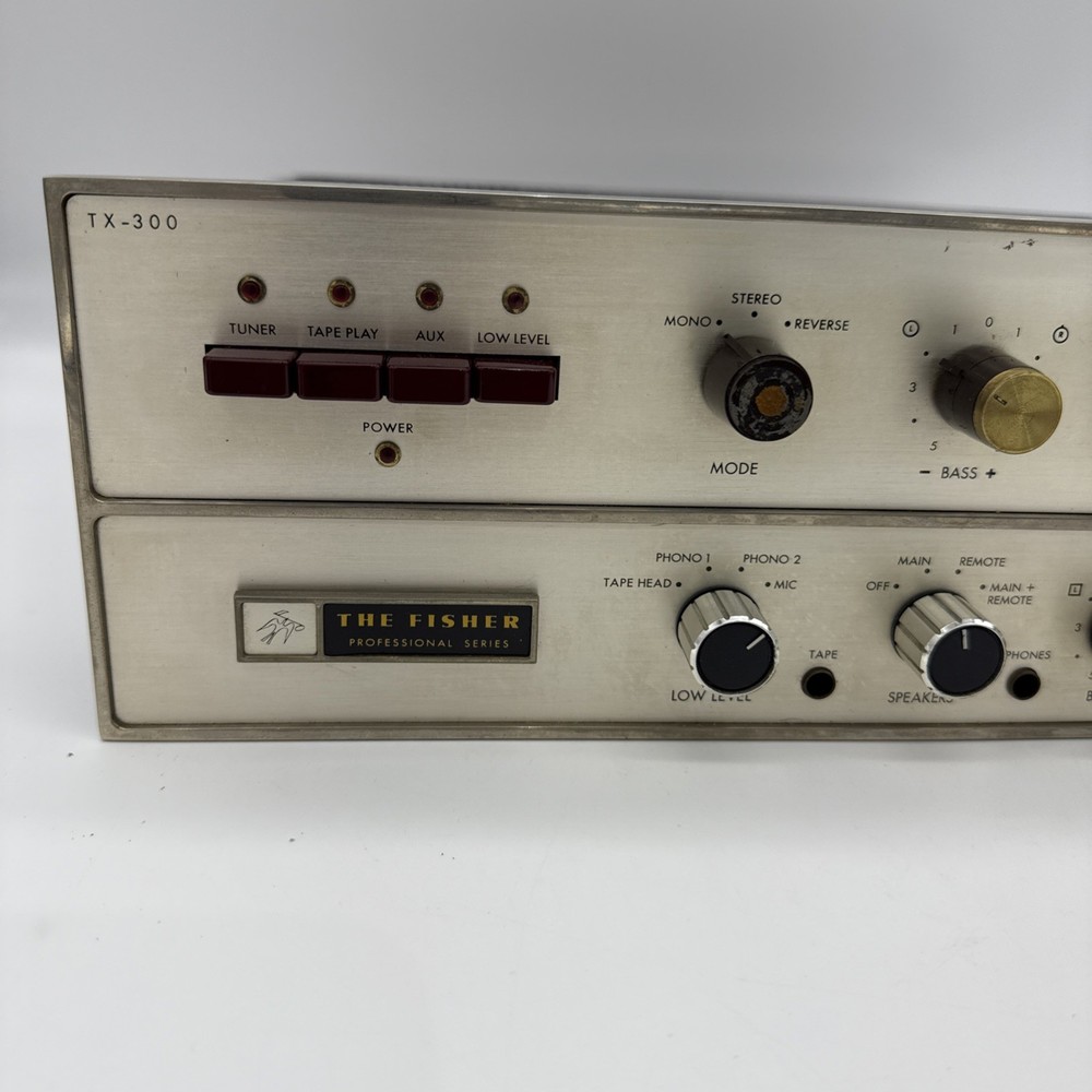 Fisher TX 300 Transistor Control Amp Integrated Amp Powers On Unable To Test
