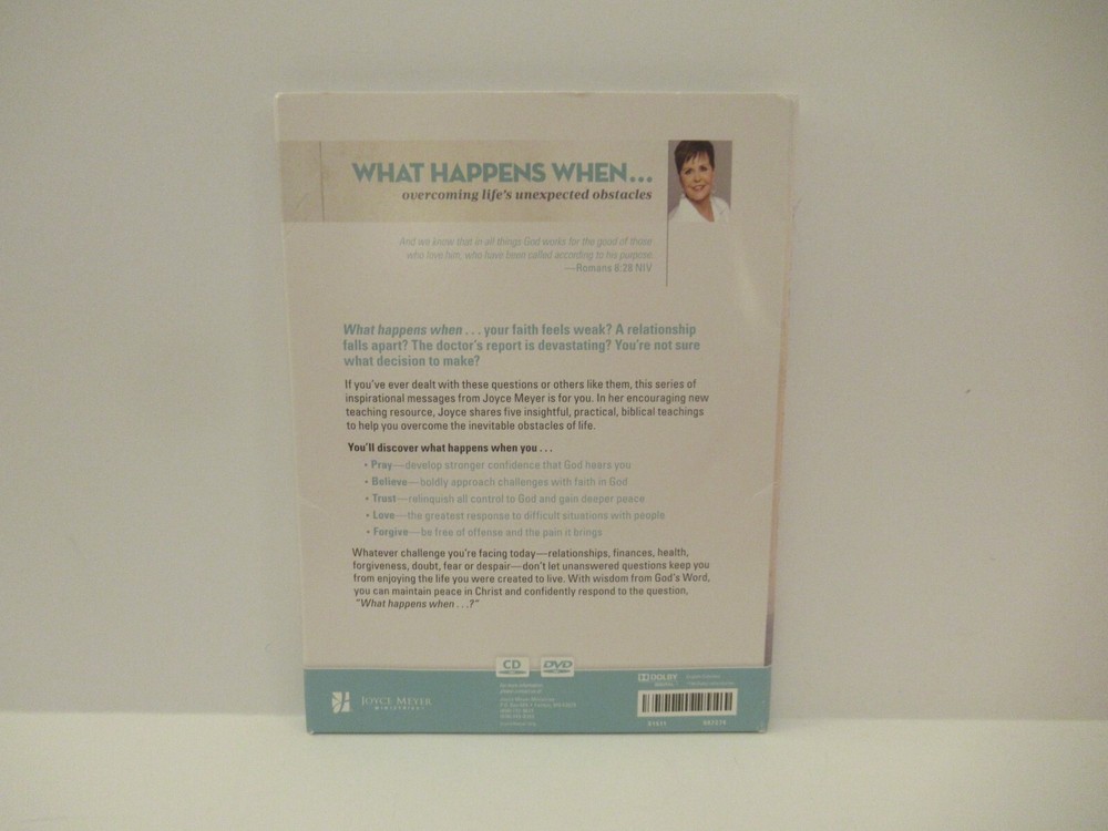 Joyce Meyer - What Happens When... (DVD + CD) 4-Disc Set