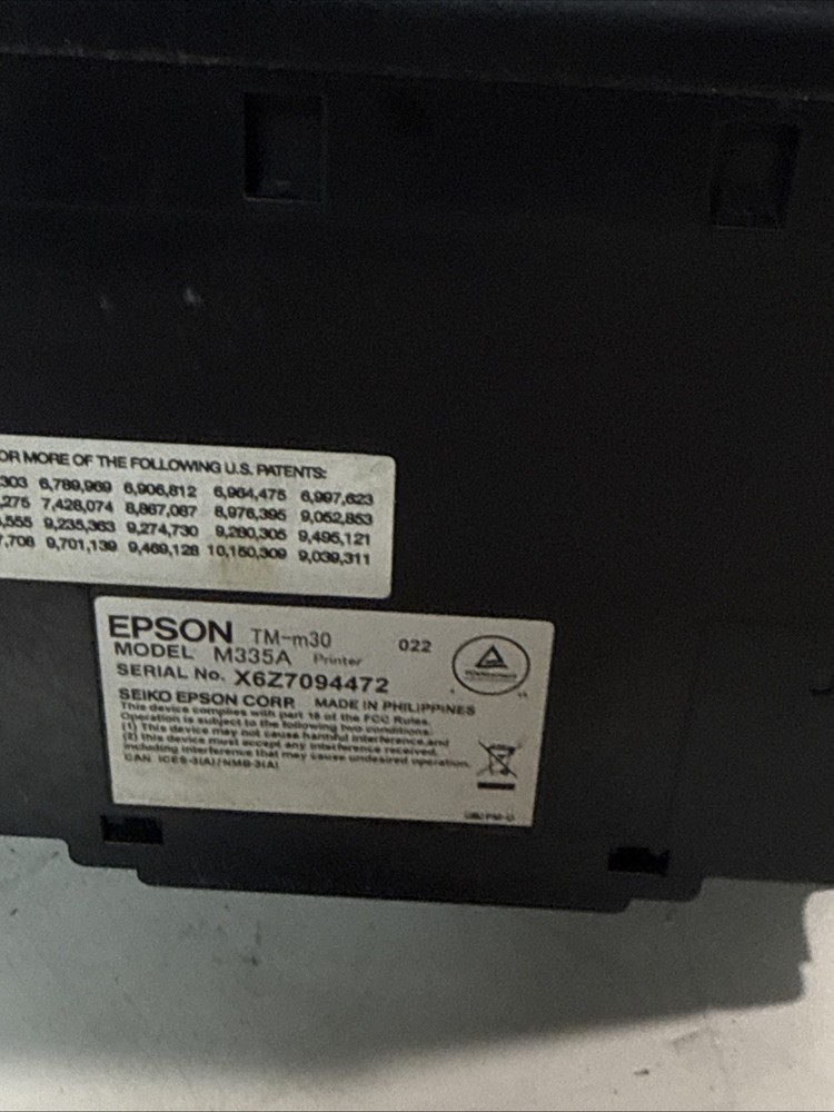 Epson TM-m30 M335A POS Thermal Receipt Printer