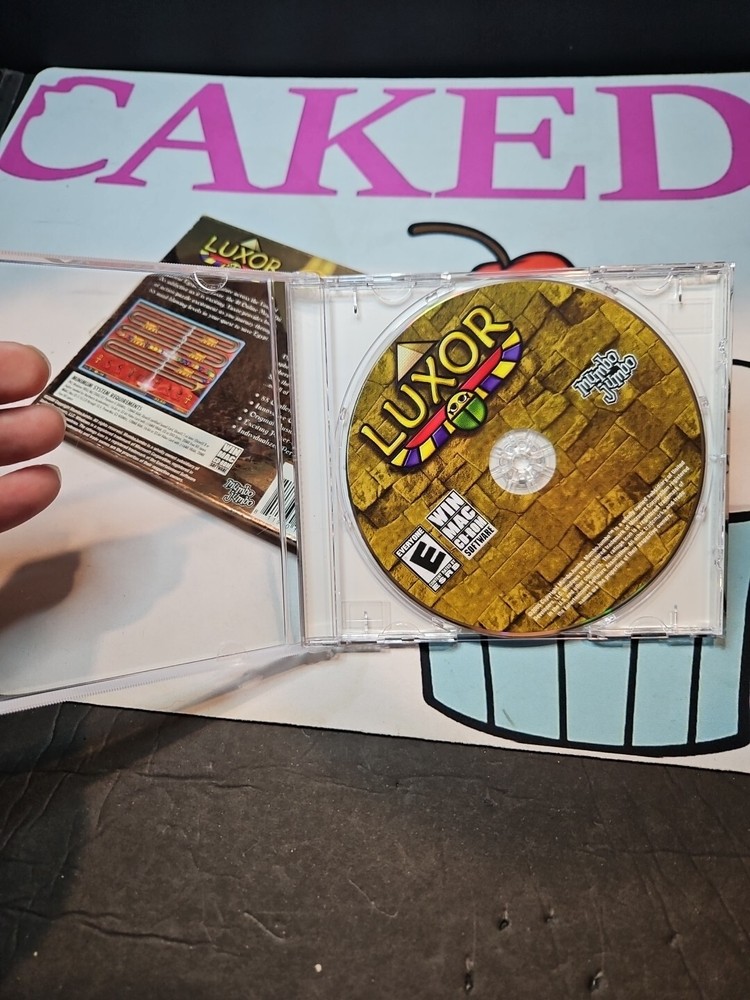 Luxor Mumbo Jumbo Windows Mac Cd-ROM Software PC Video Game Puzzle