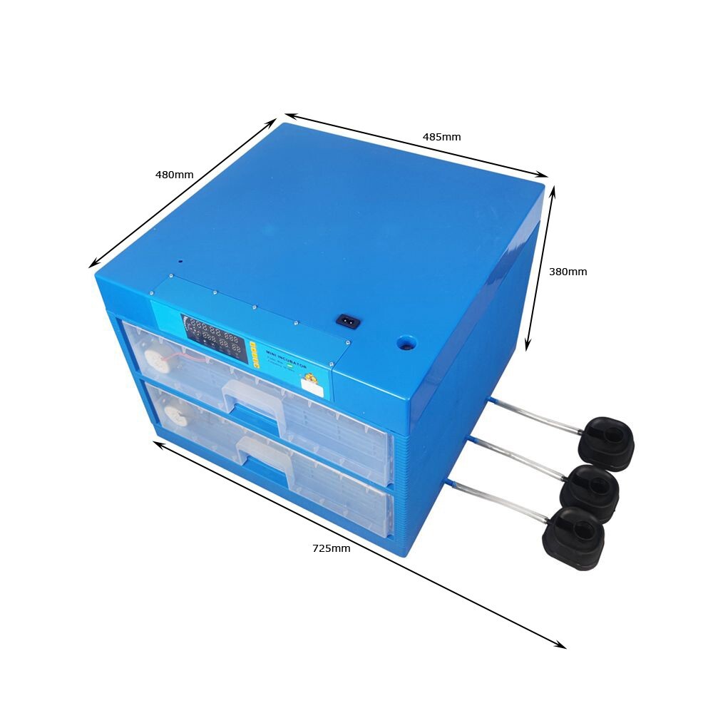 Egg Bird Incubator Automatic 128 Egg Turning Poultry Hatcher Breeder Drawer Type