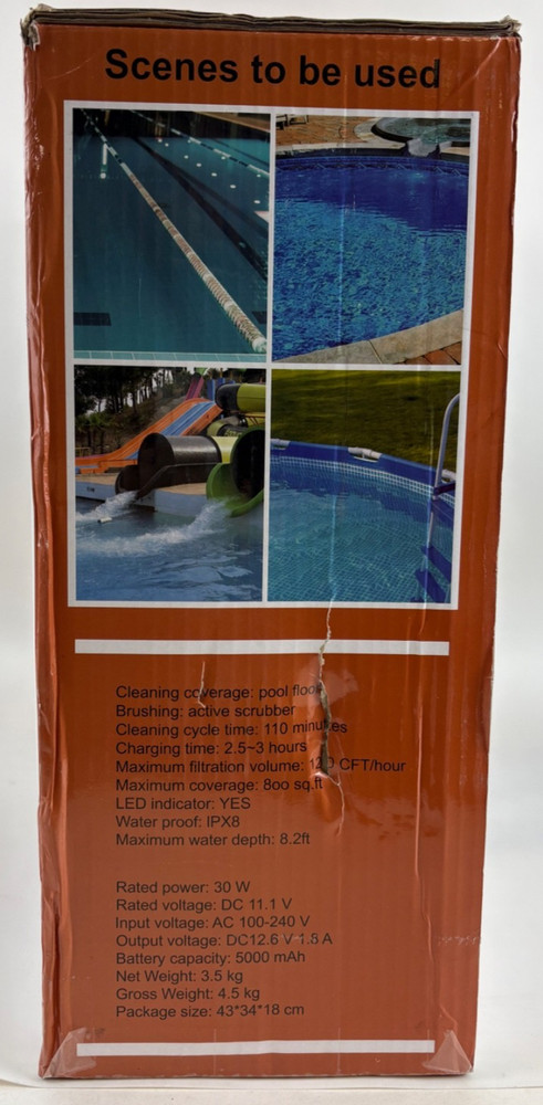 Cordless Robotic Pool Cleaner