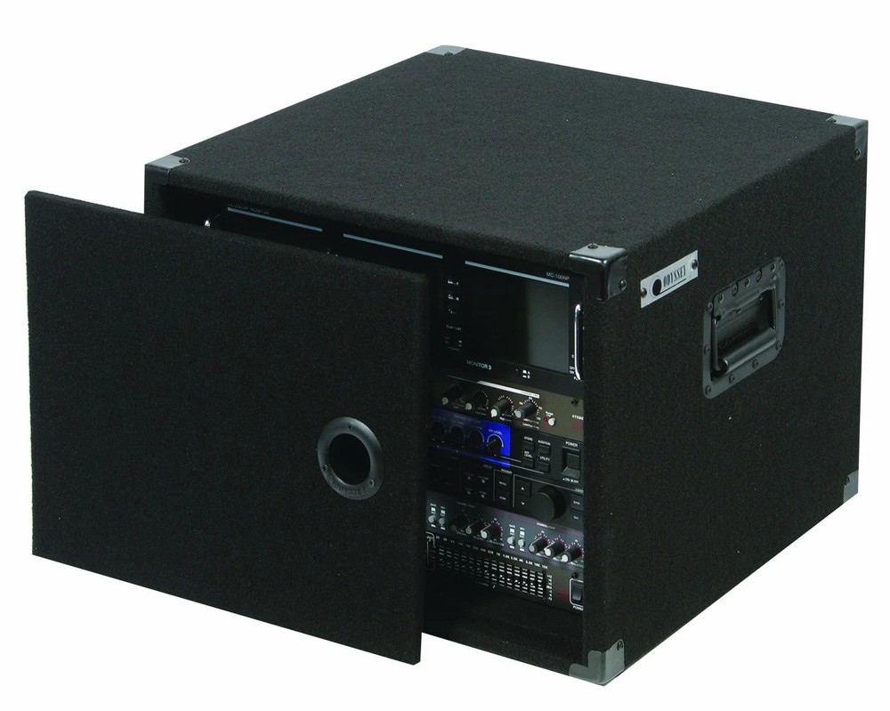 Odyssey 8 Space Carpeted Medium Duty Amp Rack