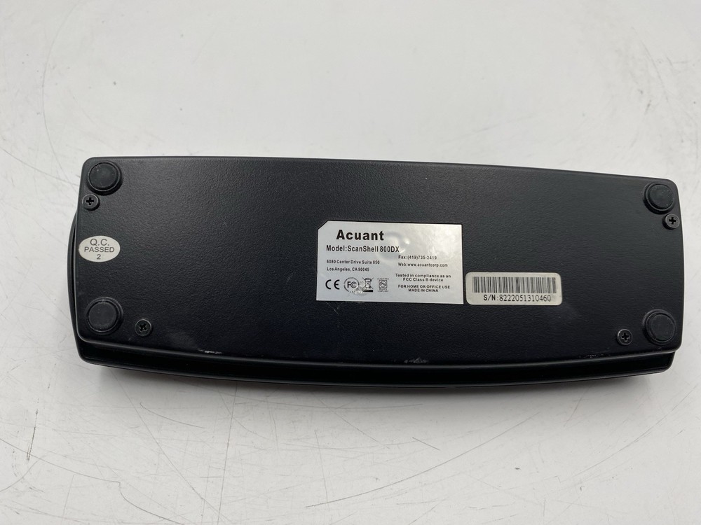 Acuant Scanshell 800DX Scanner with USB Cable