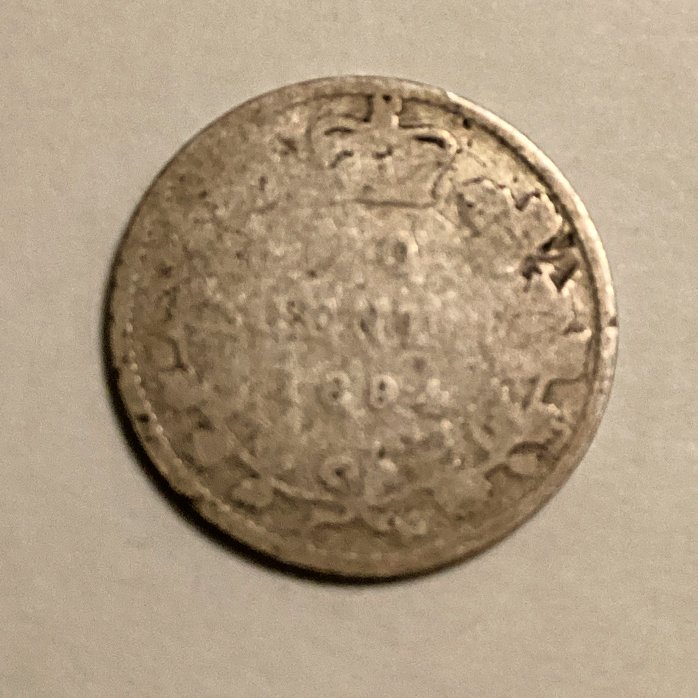 1894 CANADA 10 CENT SILVER KM 10