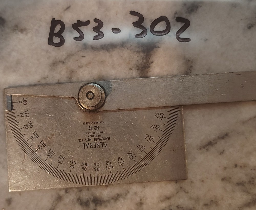🔨GENERAL NO 17 PROTRACTOR MACHINIST/ TOOLMAKER