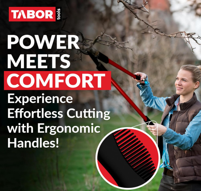 TABOR TOOLS GL16A Bypass Lopper, Chops Branches with Ease, Classic 28 Inch Tree