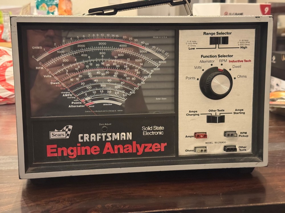 Sears Craftsman Solid State Engine Analyzer Model 161.210400 USA Accessories