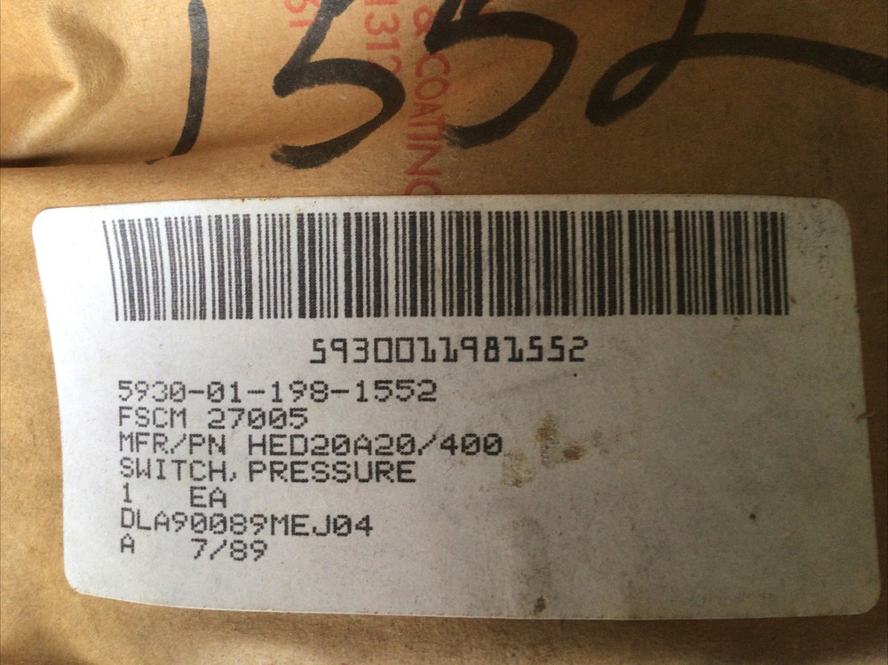 Rexroth Pressure Switch HED20A20/400