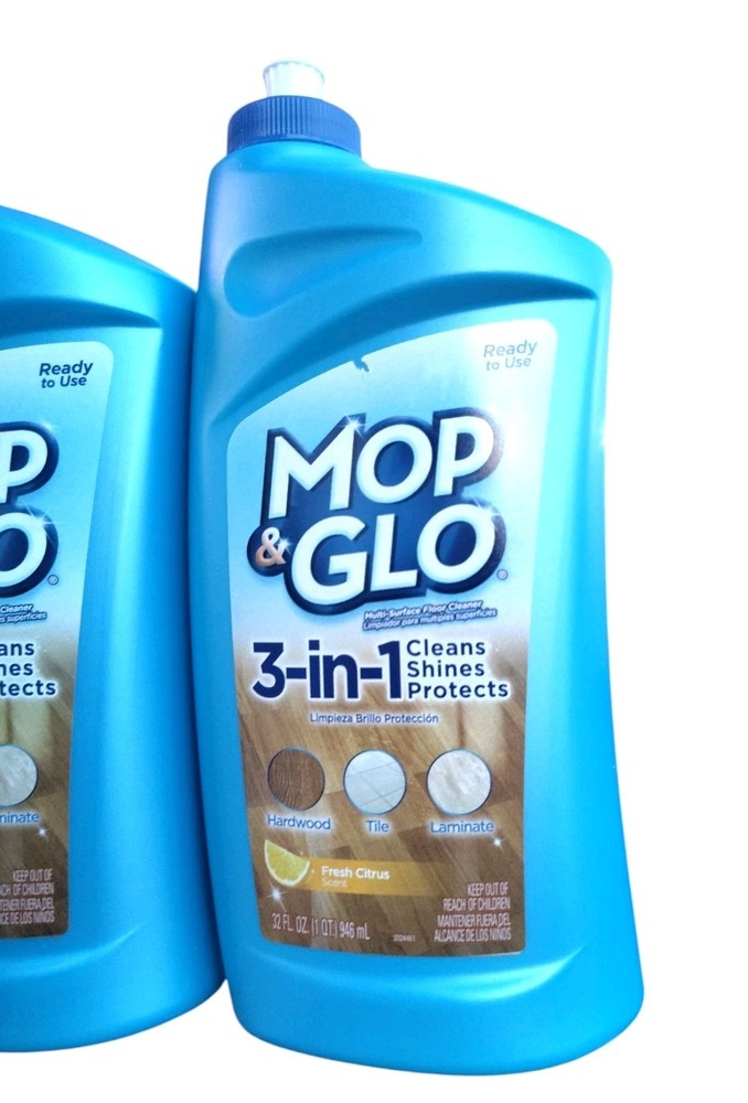 Mop & Glo Multi-Surface Floor Cleaner, 2 Bottles 32oz Each